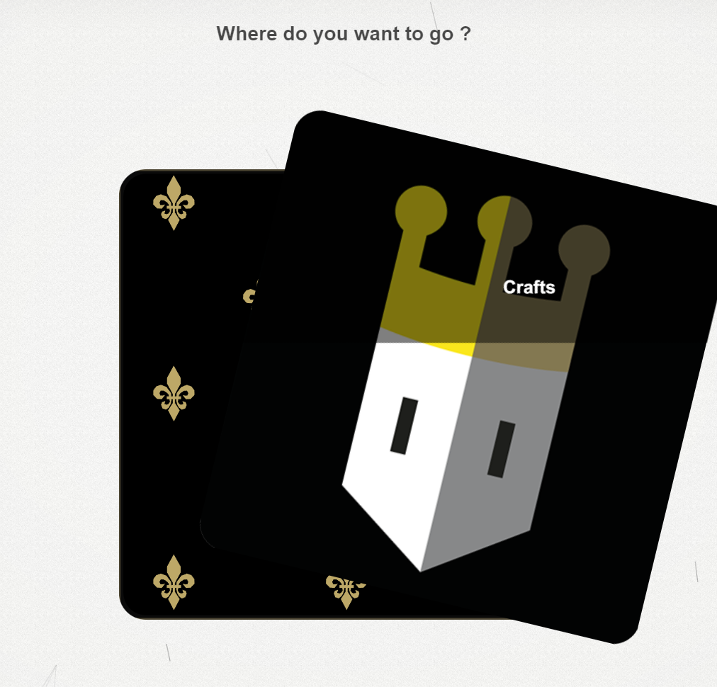 Reigns card animation